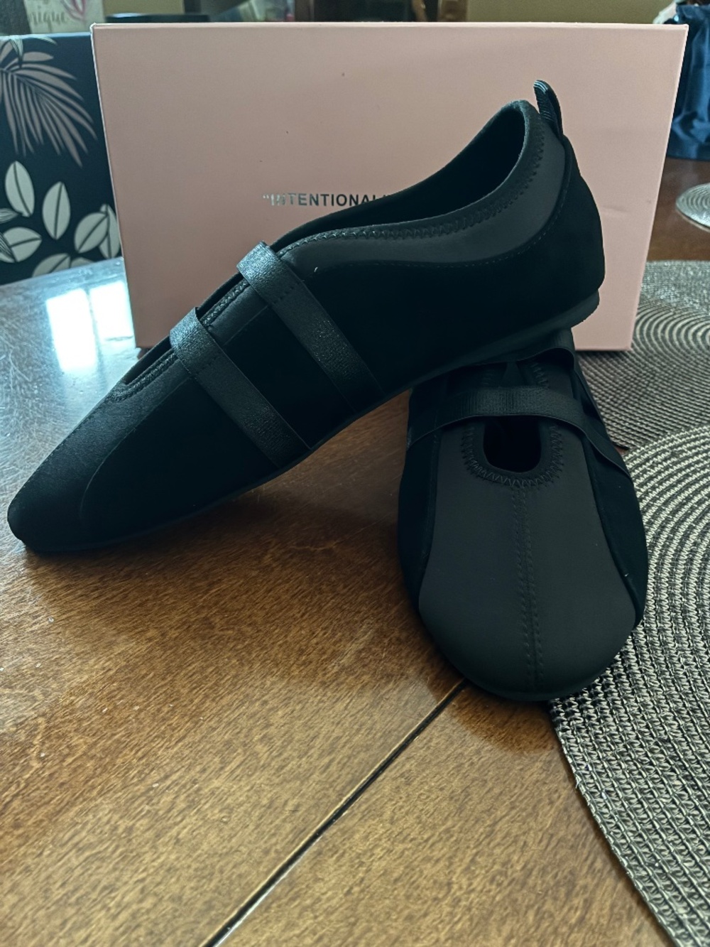 Intentionally Blank Sporty ballet flats